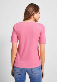 Cecil IN UNIFARBE - T-shirt basic - pink