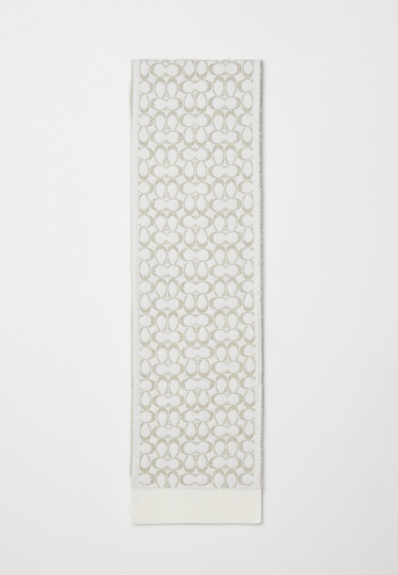 COACH SIGNATURE C MUFFLER - Κασκόλ - chalk