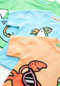 Next SHORT SLEEVE CHARACTER 3 PACK - Trükipildiga T-särk - blue green