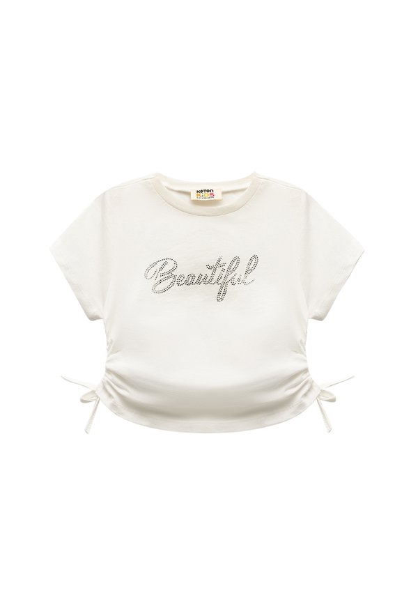 T-Shirt print - beige