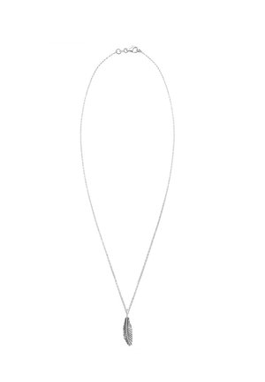 KUZZOI FEATHER - Collana - silver-coloured