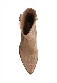 ETIKA ZEIST - Botines con plataforma - taupe
