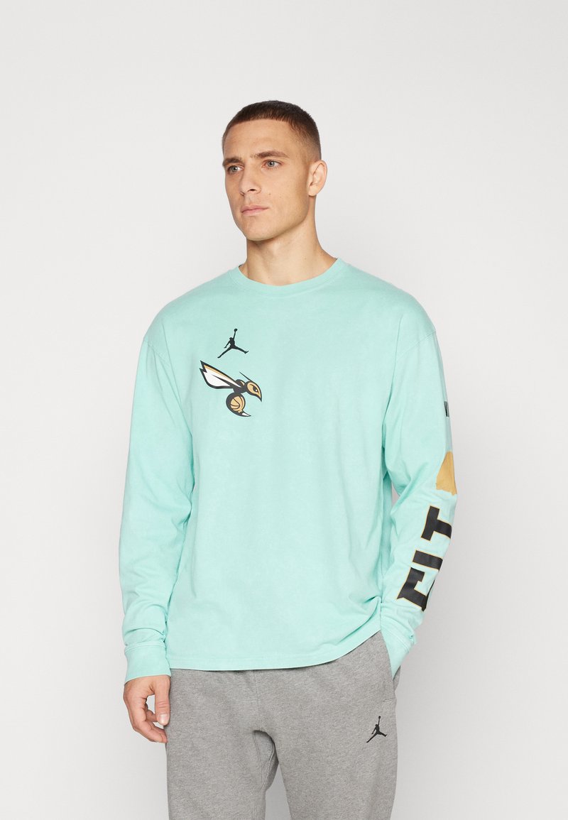 Nike Performance NBA CITY EDITION CHARLOTTE HORNETS LONGSLEEVE TEE - Klubu apģērbs - mint