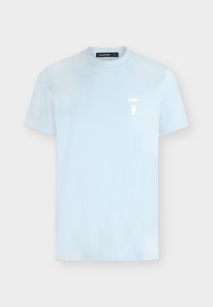 KARL LAGERFELD, CREWNECK - T-shirt basique - ice blue