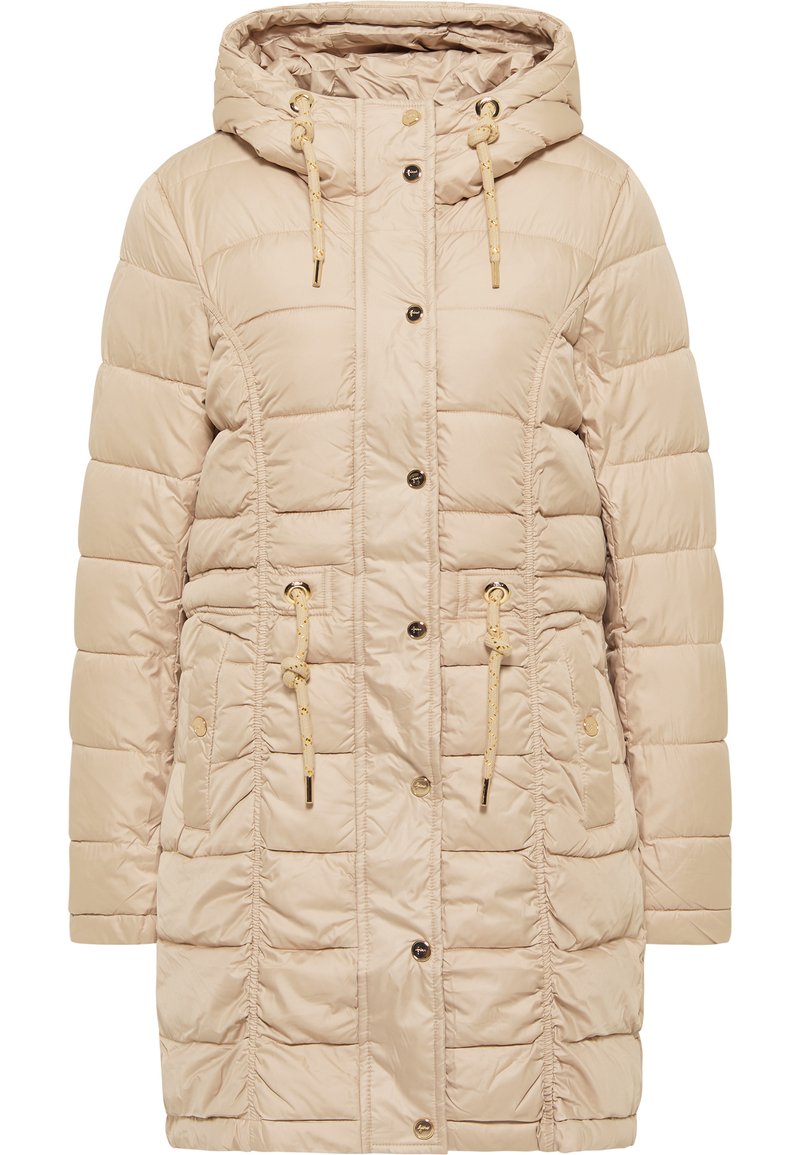 faina Wintermantel beige mêleerd