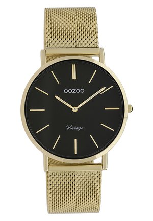 OOZOO Watch - schwarz- und goldfarben