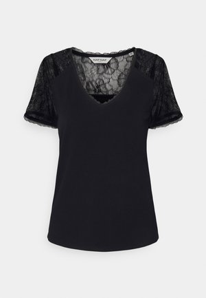 OMORRIS - T-shirt imprimé - noir