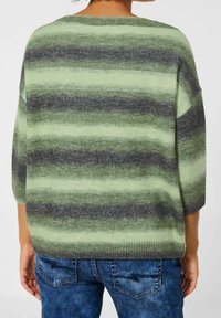 Street One Stickad tröja - green