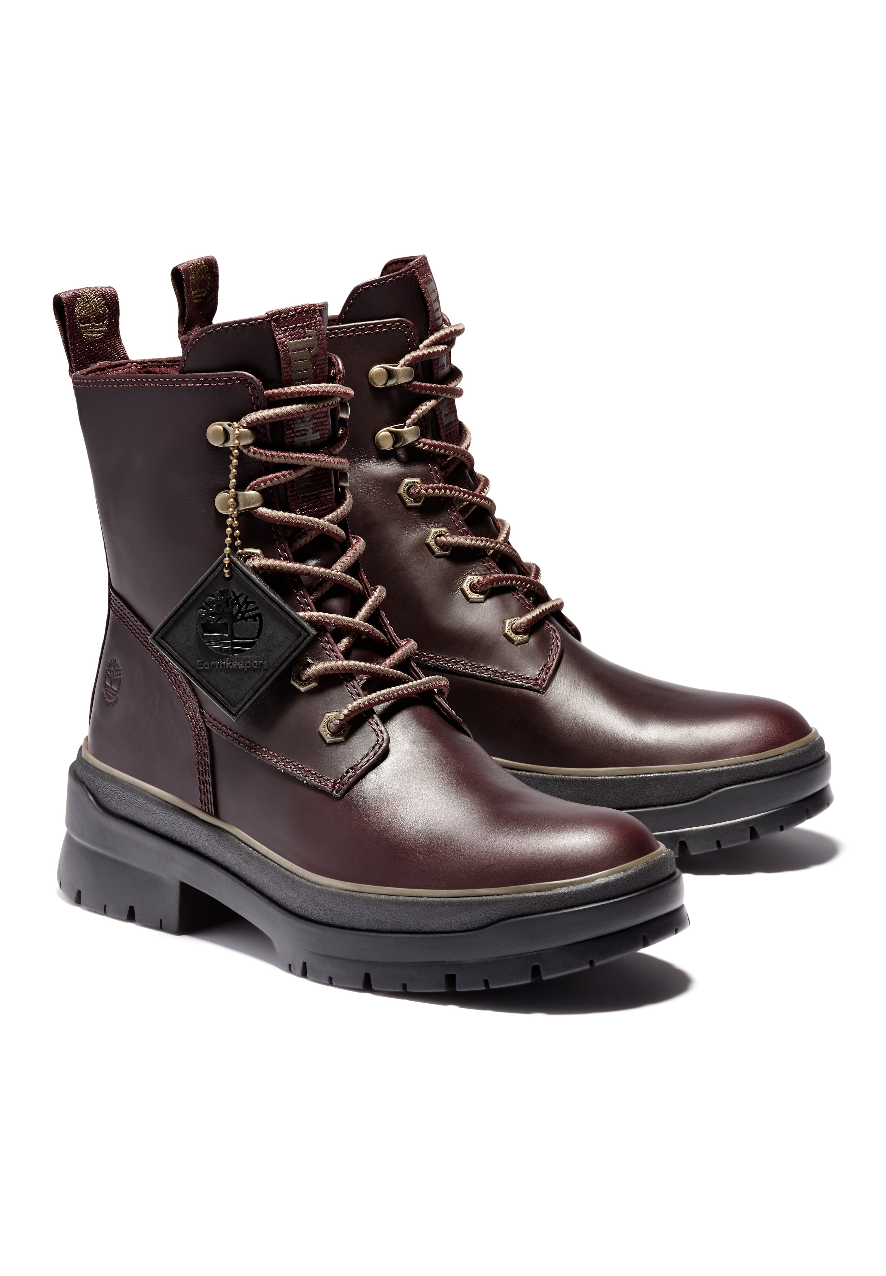 Timberland MALYNN MID LACE EK+ WP - Stivali con i lacci - burgundy full  grain/rosso scuro - Zalando.it