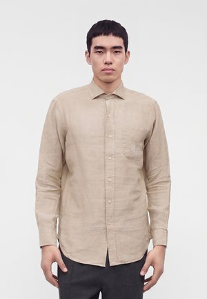 Polo Ralph Lauren WIMBLEDON WOVEN-SPORT SHIRT - Chemise - classic khaki/white