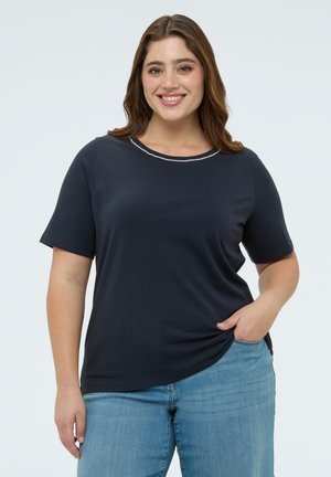 CON APPLICAZIONI LUMINOSE - T-shirts print - blu