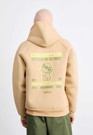 Carhartt WIP HARTTRONIX CAR LUX HOODED  - Zip-up sweatshirt - dusty brown/grey