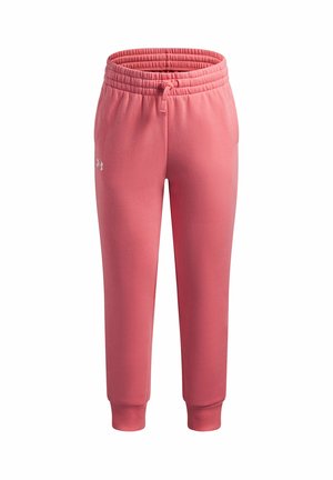 Under Armour RIVAL FLEECE - Pantalones deportivos - bittersweet pink (600)
