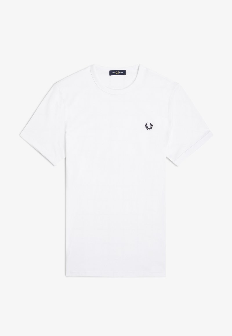 Fred Perry RINGER - Basic T-shirt - white - Zalando