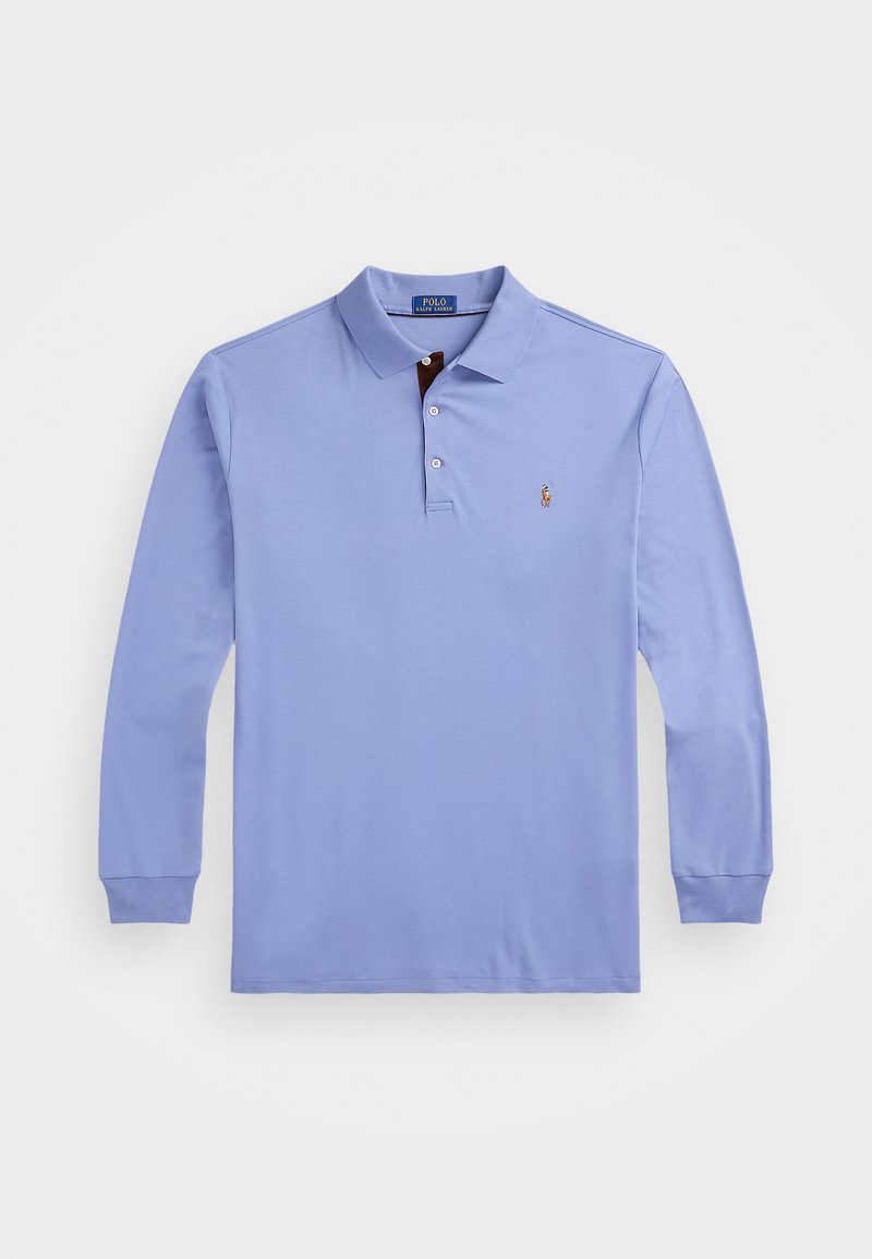 Polo Ralph Lauren Big & Tall SOFT COTTON LONG-SLEEVE POLO SHIRT - Polo majica - campus blue