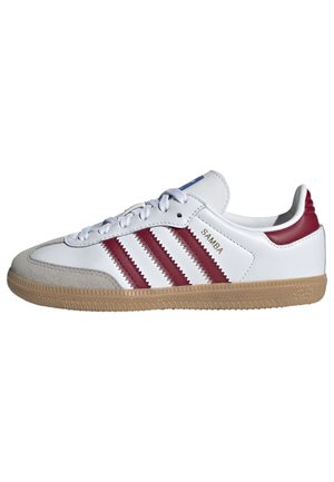SAMBA UNISEX - Sneakers basse - white, dark red