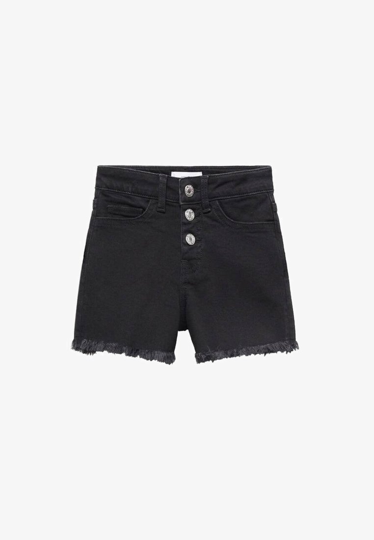 Mango Kids Kratke hlače od trapera - black denim