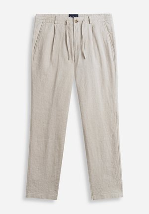 BONDELID NOAH LINEN TROUSERS - Broek - light beige
