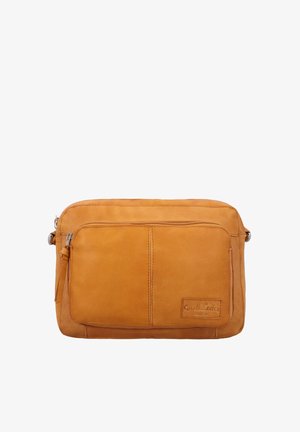 Gusti Leder, SMALL WOMAN HANDBAG AMANI - Schoudertas - gelb