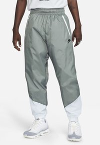 Nike Sportswear - WINDRUNNER - Tracksuit bottoms - smoke grey white black Thumbnail Image 1
