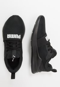 Puma - WIRED RUN JR UNISEX - Neutral running shoes - black Thumbnail Image 1