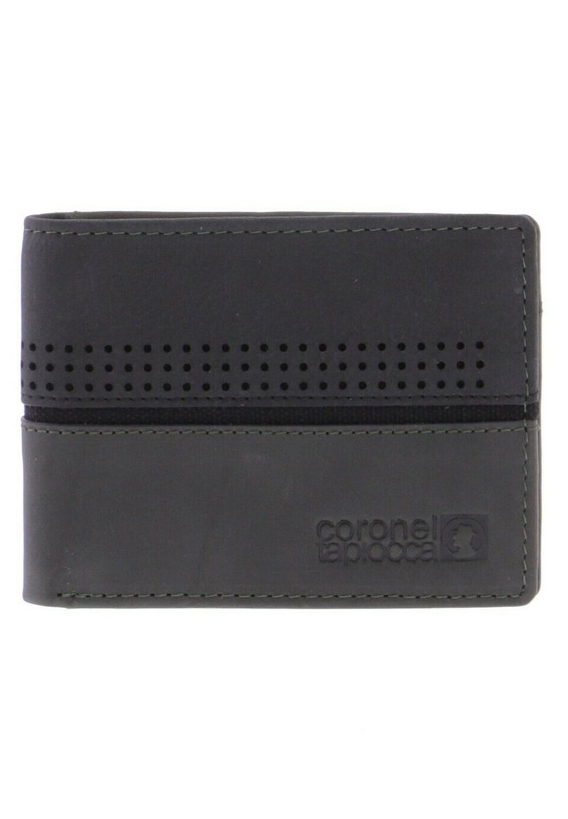 Piquadro - Custodia porta carte di credito uomo in pelle e metallo