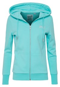 Superdry & Co Sweater met rits - light blue