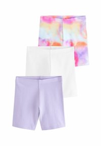 Next REGULAR FIT - 3 PACK - Kratke hlače - lilac white rainbow