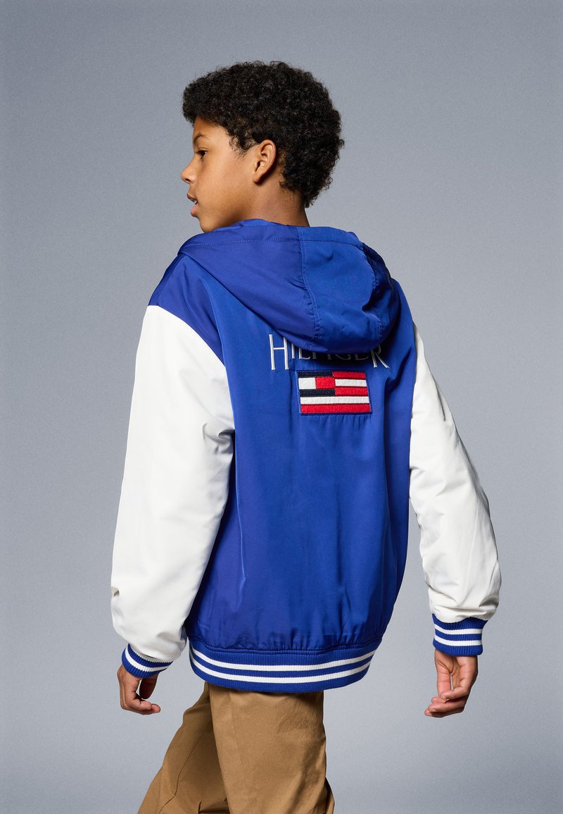 Tommy Hilfiger HOODED GRAPHIC - Übergangsjacke - wedge blue