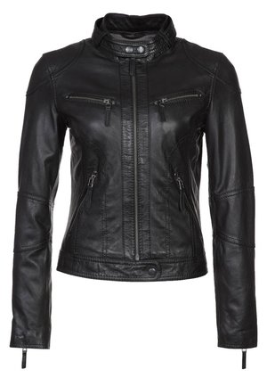 Læderjakker - black denim