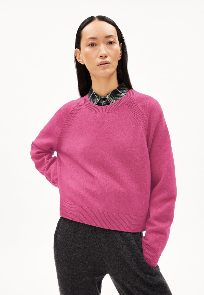 ARMEDANGELS - DILIRIAA REGLANA - Jumper - crushed berry, Enlarge