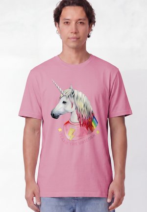 watapparel, FLASH, THE UNICORN UNISEX - T-shirt imprimé - bubble pink