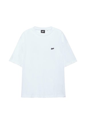 BOXY LOGO STWD - Basic póló - white