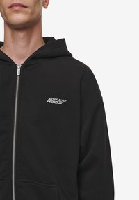 Pegador CLAYTON OVERSIZED JACKET - Užtrauktuku užsegamas treningas - washed black