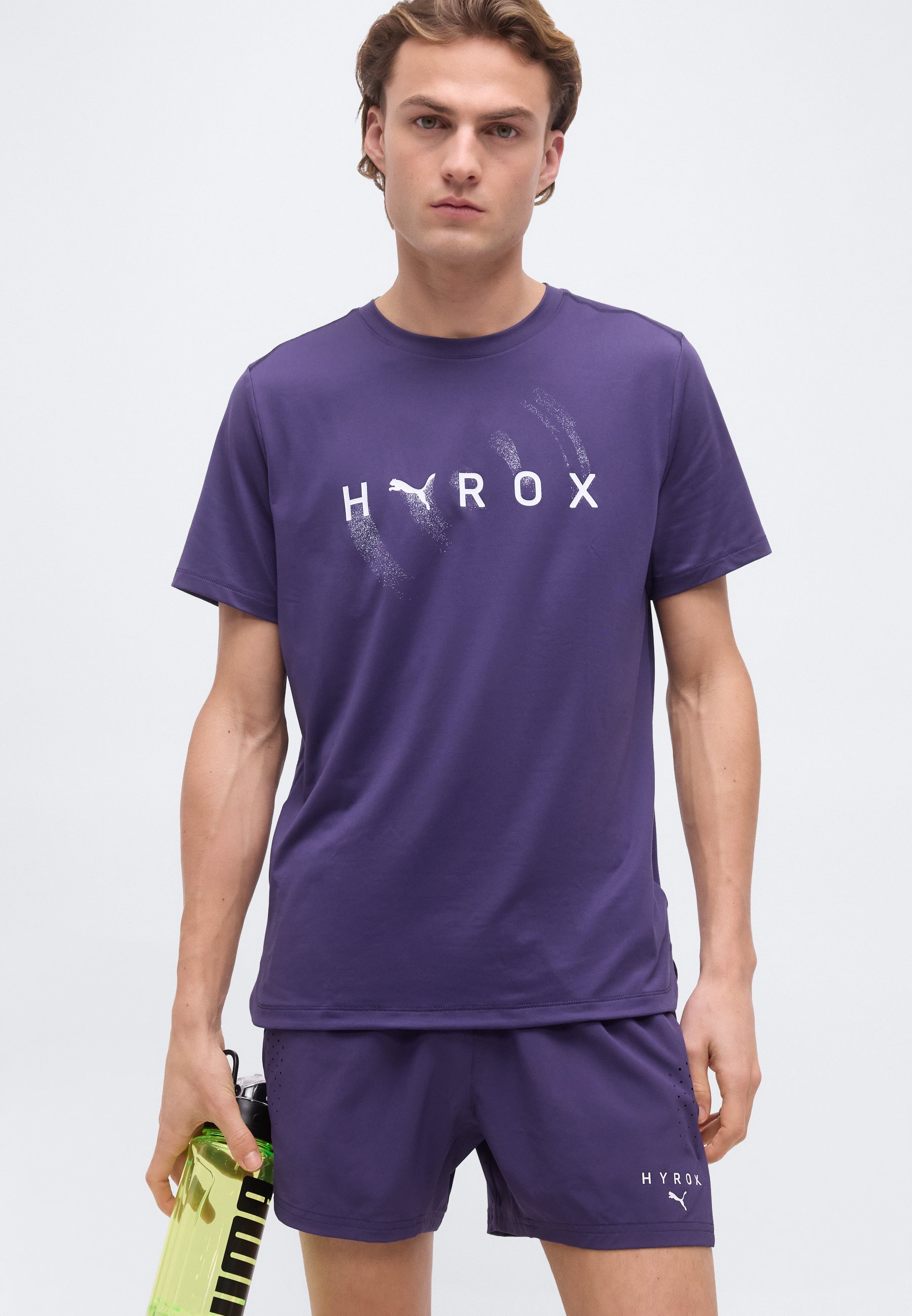 Puma PUMA X HYROX SHORT - Sports shorts - deep plum/dark purple