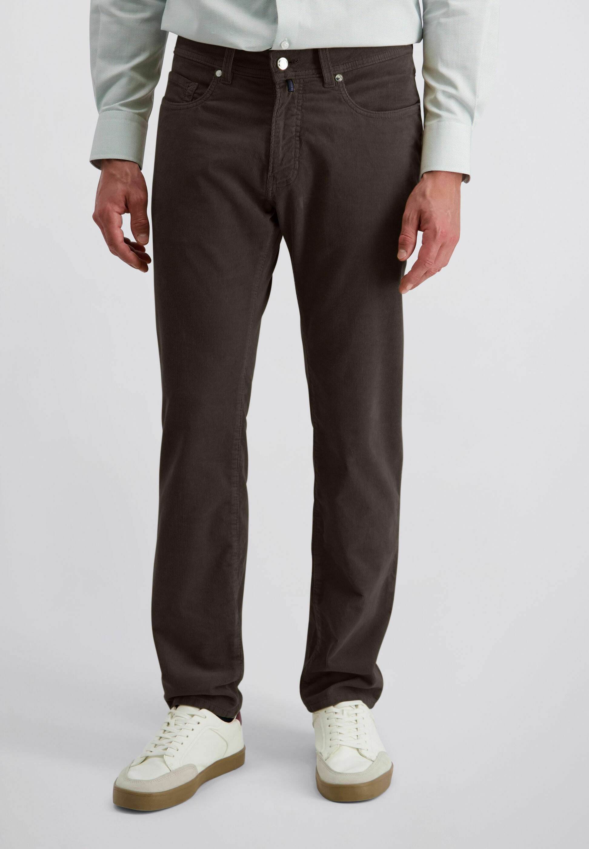 Pantalon Homme Pierre Cardin - Taille 42 - Gris - Coupe Extra-Slim - Style Habillé - Occasion Très Bon État