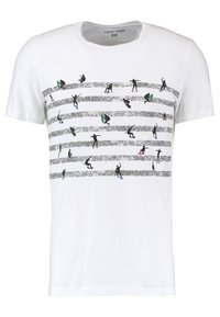 YOURTURN Triko s potiskem - white