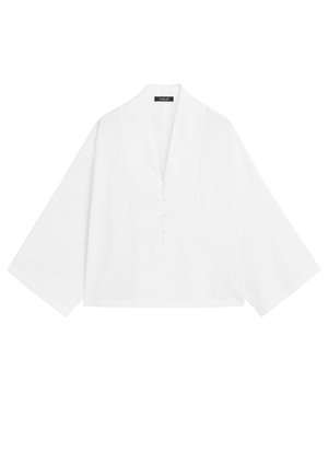 Massimo Dutti -UP FRONT  - Blouse - white