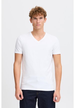 LINCOLN VNECK - T-shirts - white