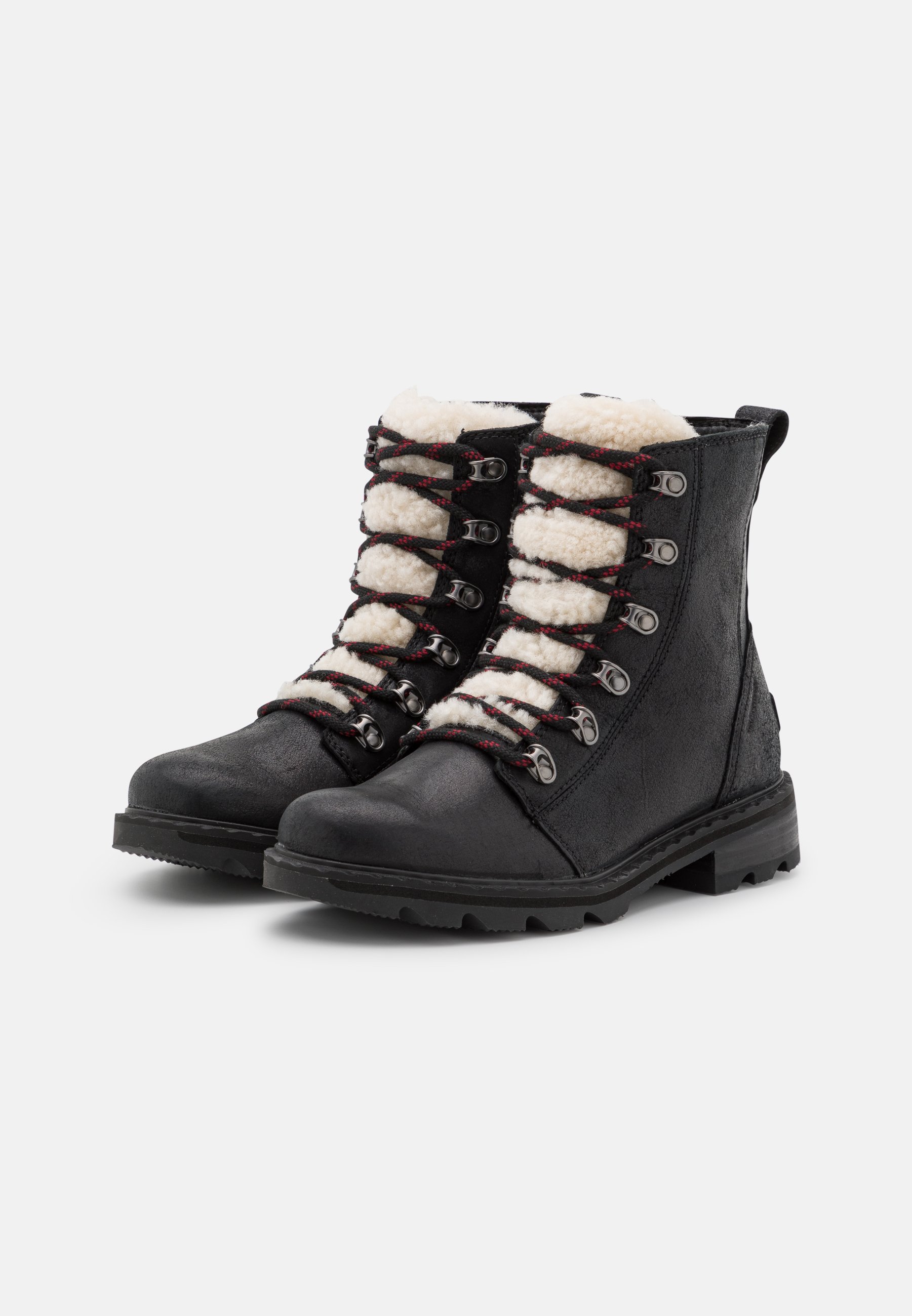 sorel red laces