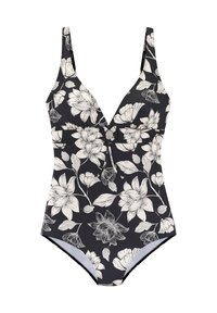 Peldkostīms - schwarz cream