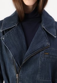 G-STAR LONG BIKER TRENCH - Καμπαρντίνα - worn in indigo gear