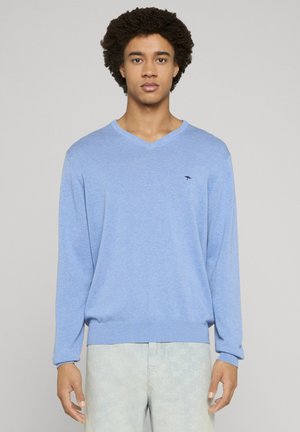 Strickpullover - crystal blue