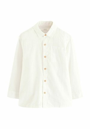 Next REGULAR FIT-LONG SLEEVE - Vapaa-ajan kauluspaita - white plain