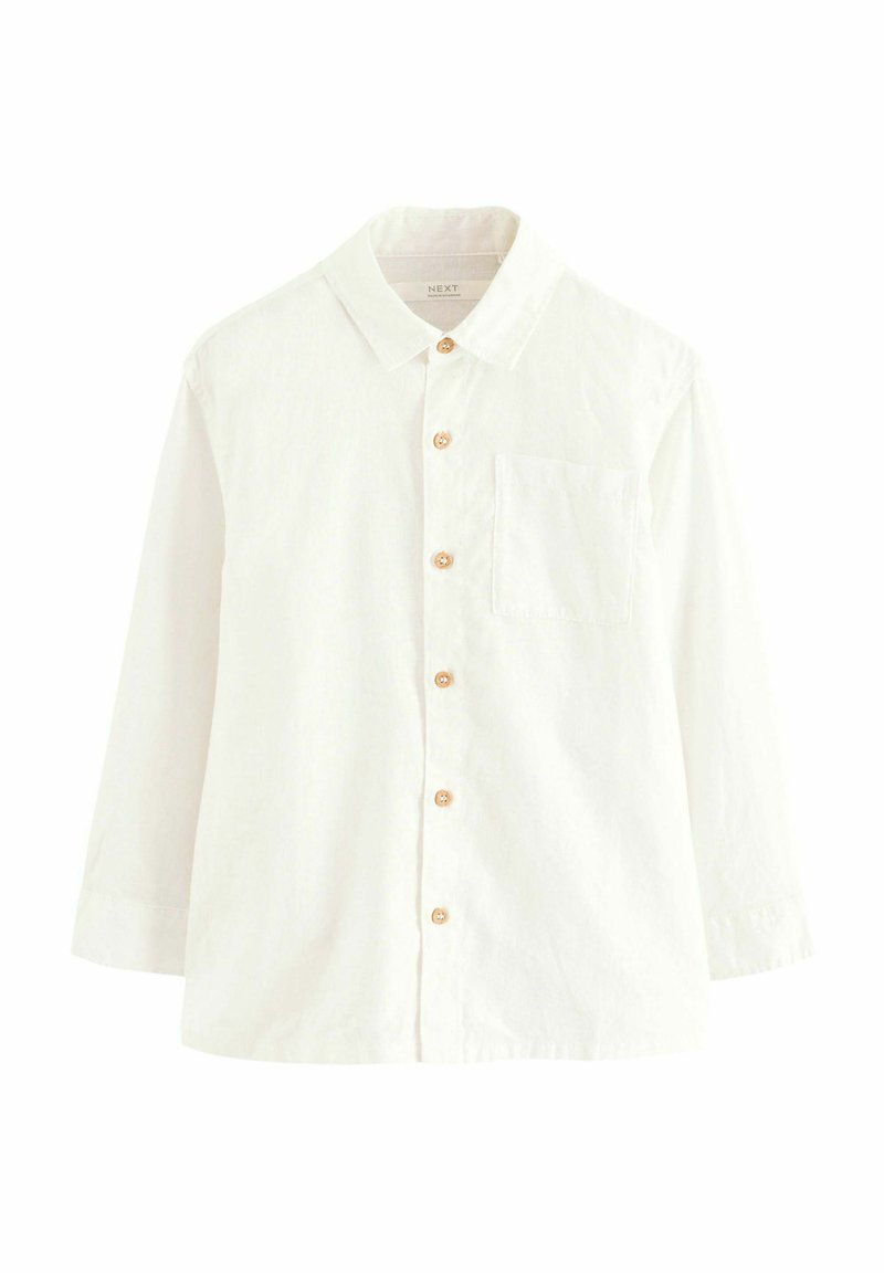 Next - REGULAR FIT-LONG SLEEVE - Pluus - white plain, Suurenda