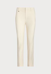 DOUBLE FACED STRETCH COTTON TROUSER - Tygbyxor - mascarpone cream