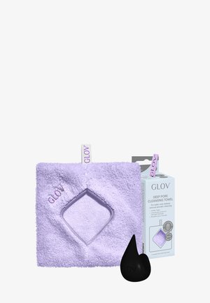 Glov GLOV® DEEP PORE CLEANSING TOWEL FOR WATER-ONLY MAKEUP REMOVAL AND SKIN CLEANSING + HOOK - Ansiktsvårdsset - very berry