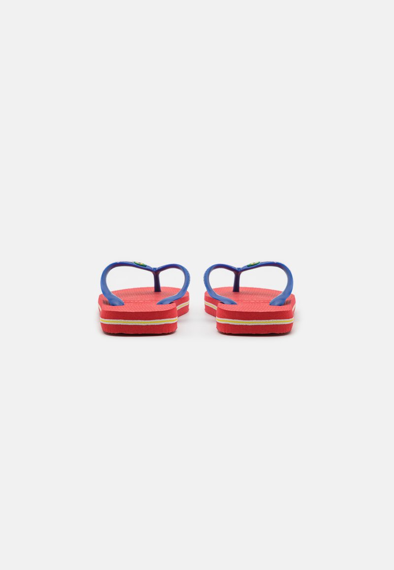 Havaianas Infradito Bambini Unisex - Bandiera Brasile, Blu/Rosso, Taglia 45/46 EU