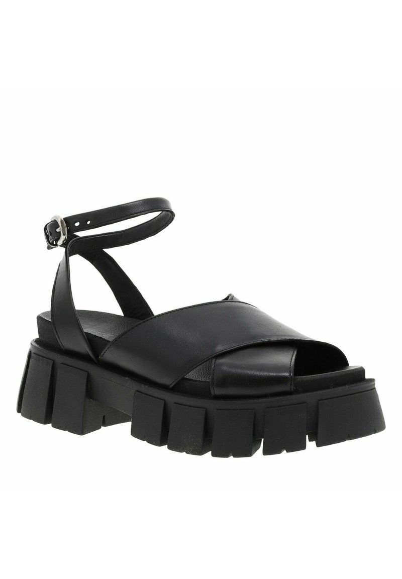 Damen Sneaker | MJUS Plateausandalette noir/schwarz - IB27185 Damen Sneaker | MJUS Plateausandalette noir/schwarz - IB27185