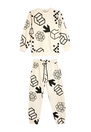 JOGGING SET - Träningsset - beige